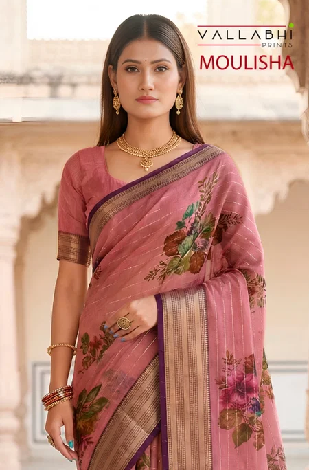 Moulisha By Vallabhi Georgette Printed Daily Wear Saree Wholesalers In Surat